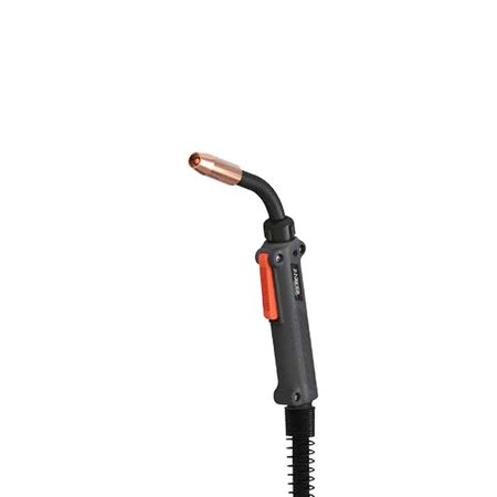 PARKER TORCHOLOGY Tweco Style MIG Gun, 180A, .030" to .035" Liner, 15', Euro Connection P1-15E